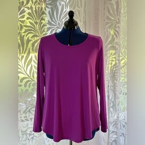 Athletic Keyhole Long Sleeve Tee